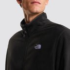Pile uomo the north face glacier full zip nero