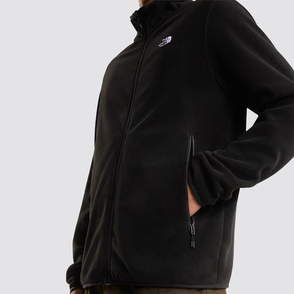 Pile uomo the north face glacier full zip nero