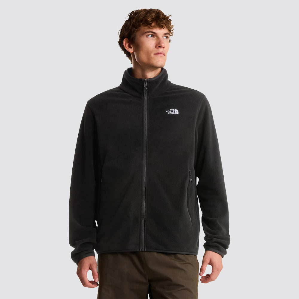 Pile uomo the north face glacier full zip nero