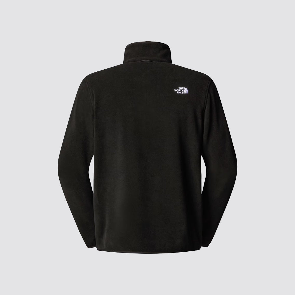 Pile uomo the north face glacier full zip nero