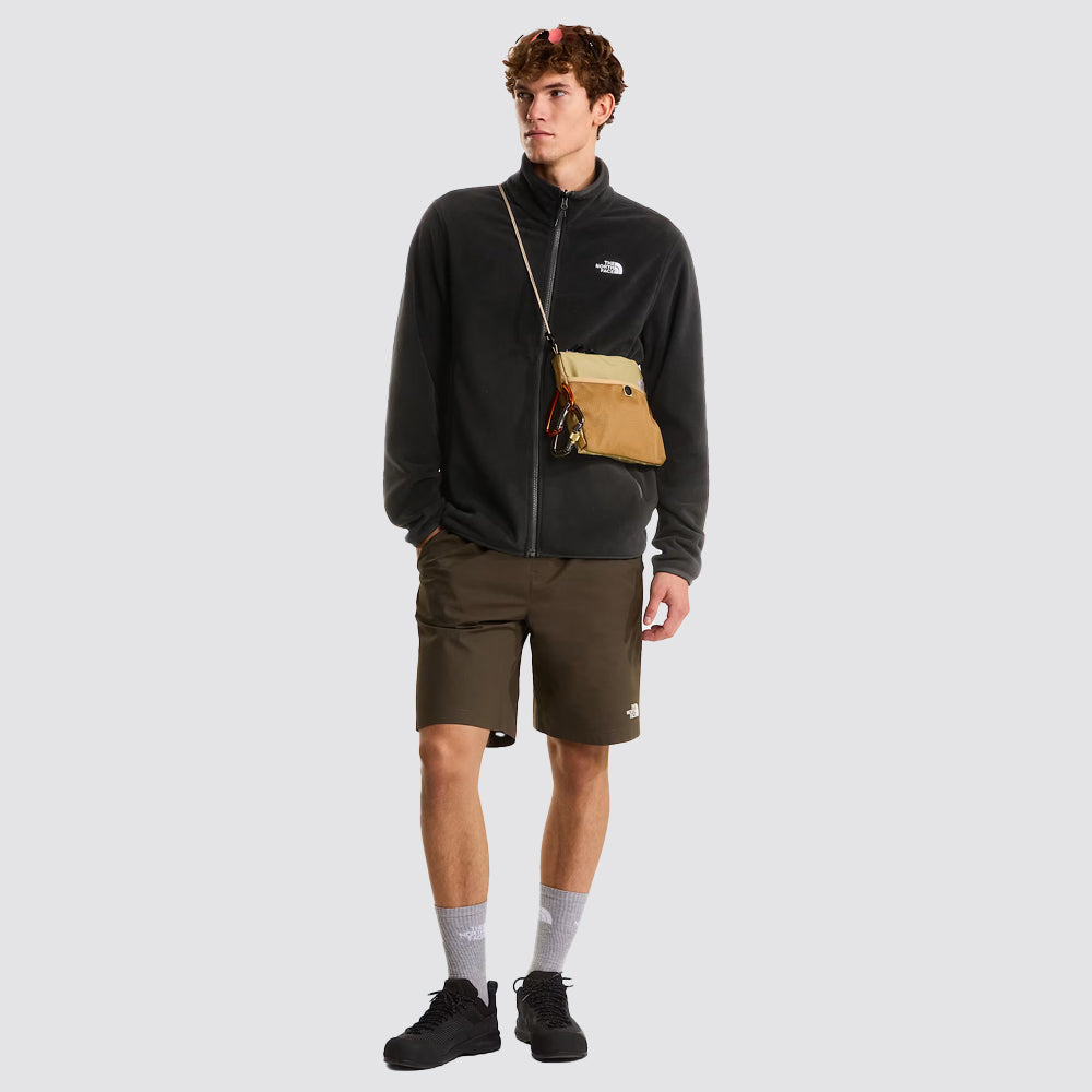 Pile uomo the north face glacier full zip nero
