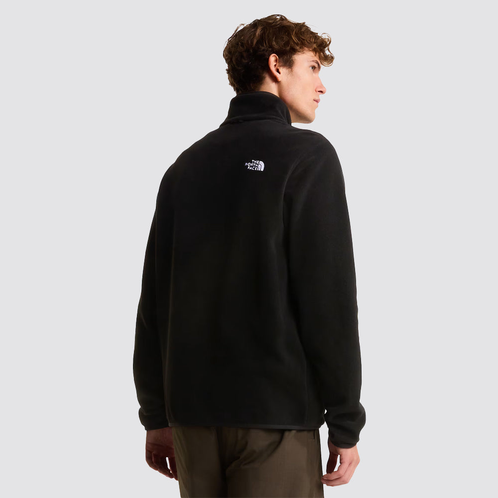 Pile uomo the north face glacier full zip nero