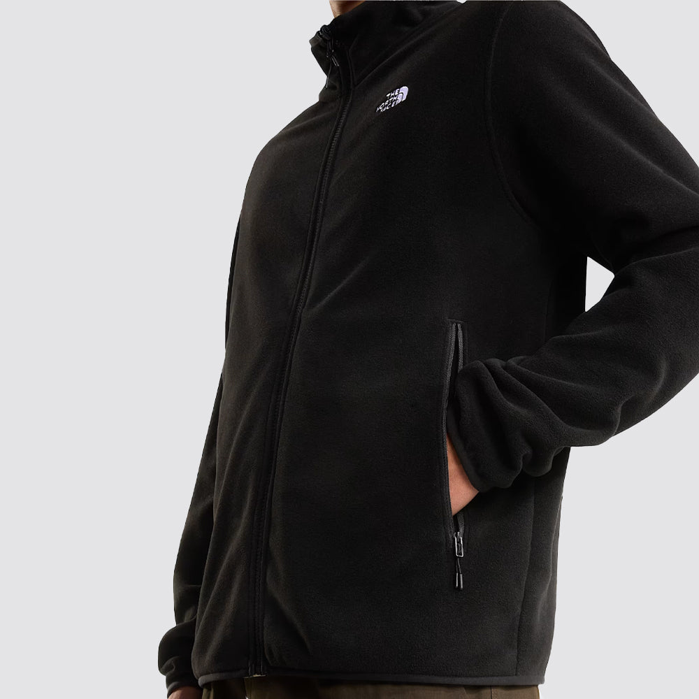 Pile uomo the north face glacier full zip nero