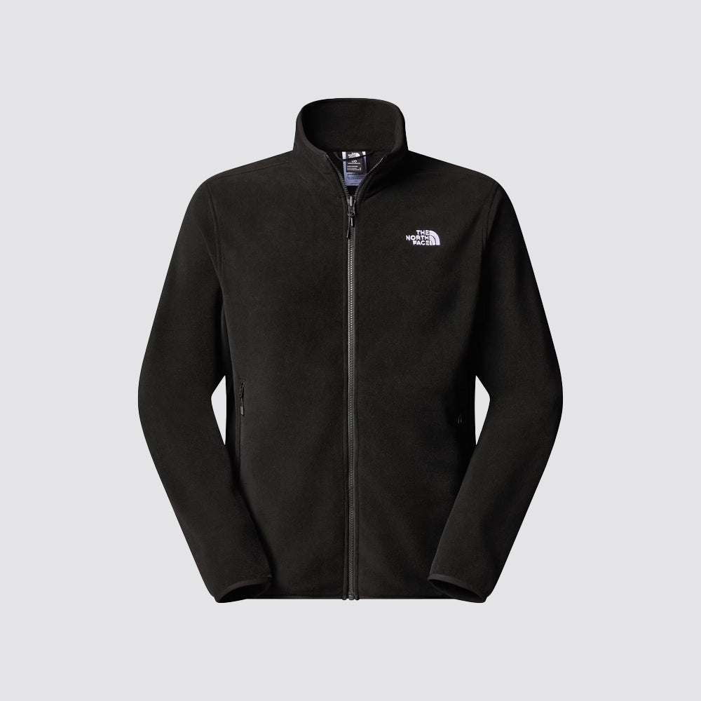 Pile uomo the north face glacier full zip nero