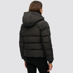 Piumino sports puffer superdry donna con cappuccio