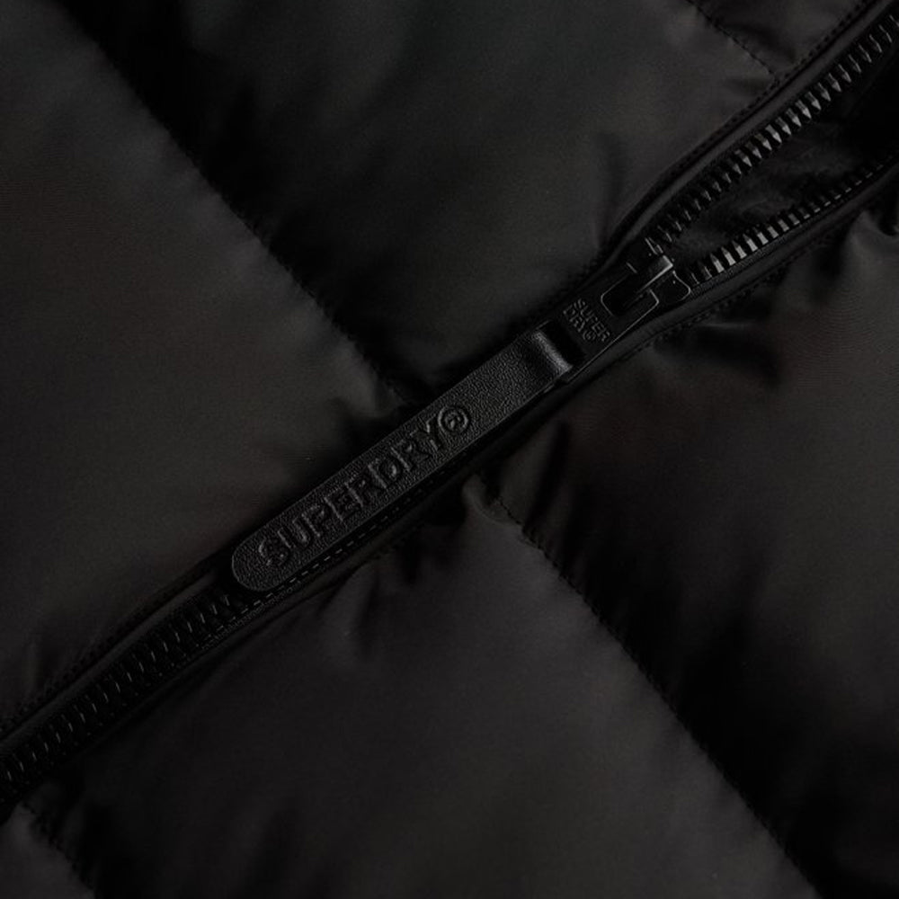 Piumino sports puffer superdry donna con cappuccio