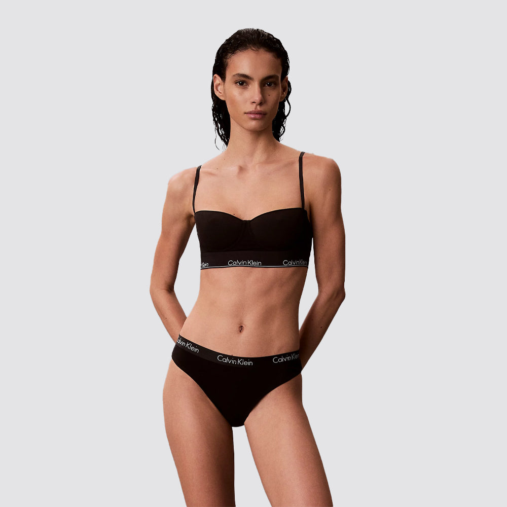 Reggiseno balconcino donna cotone modal logo