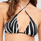Reggiseno bikini triangolo da donna fantasia