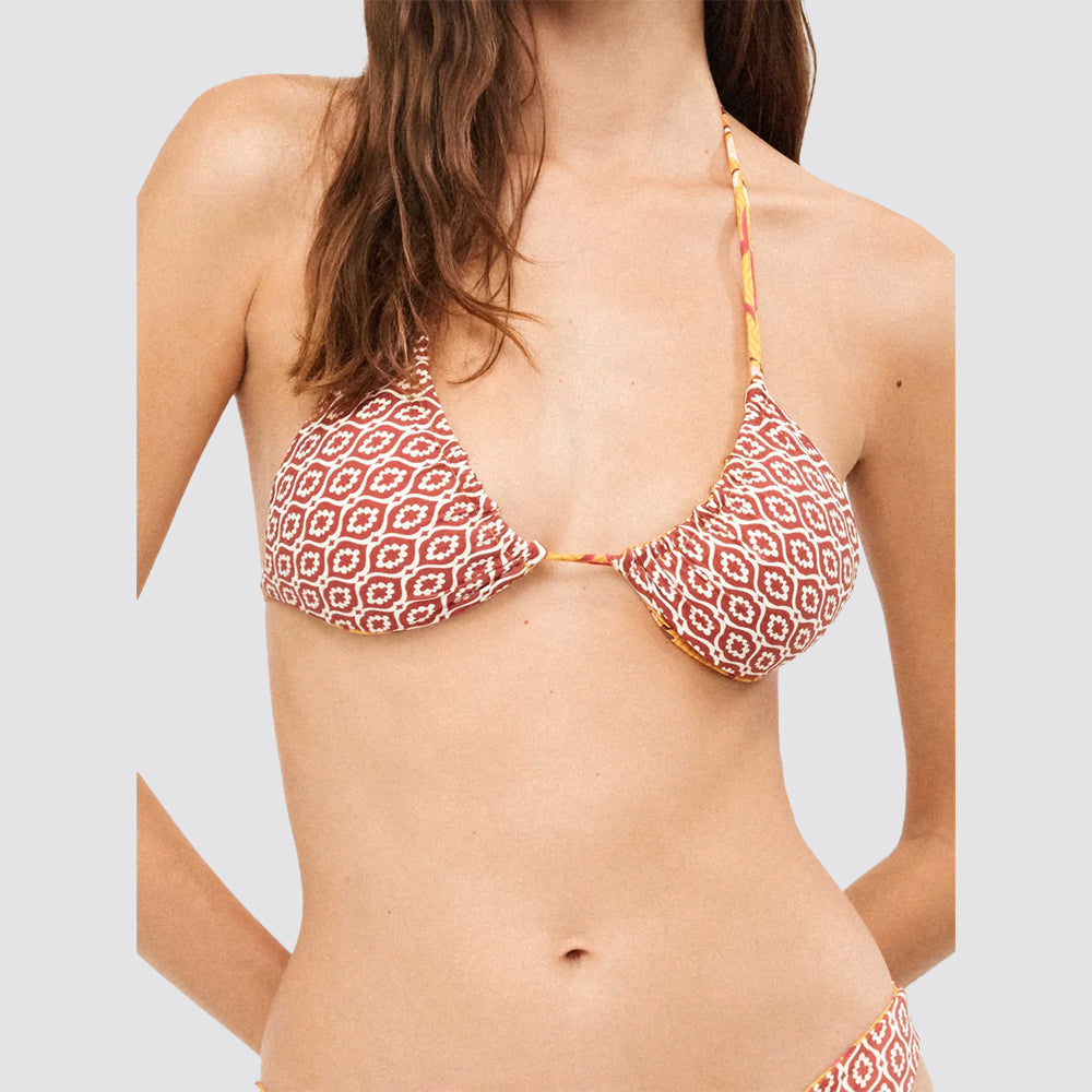 Reggiseno bikini triangolo da donna fantasia