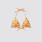 Reggiseno bikini triangolo da donna fantasia