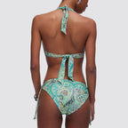 Reggiseno bikini triangolo donna con laccetti