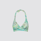 Reggiseno bikini triangolo donna con laccetti