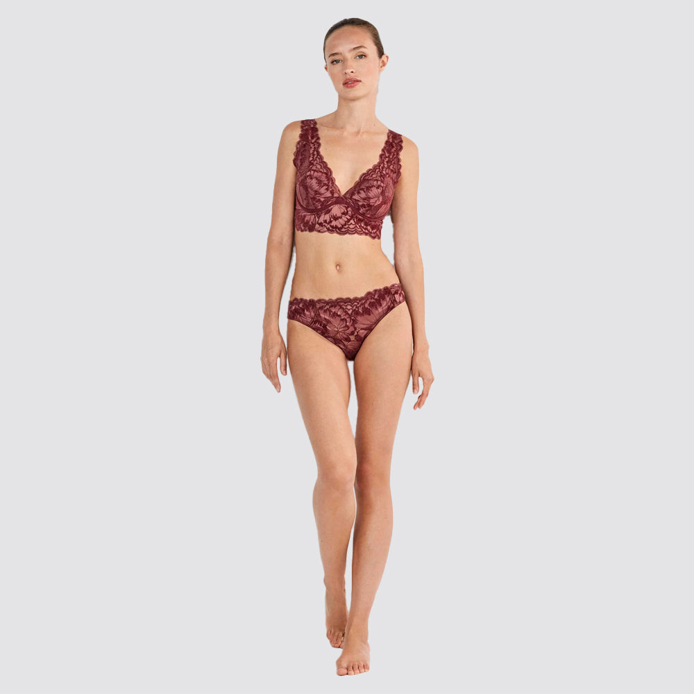 Reggiseno bralette gisela in pizzo di velluto