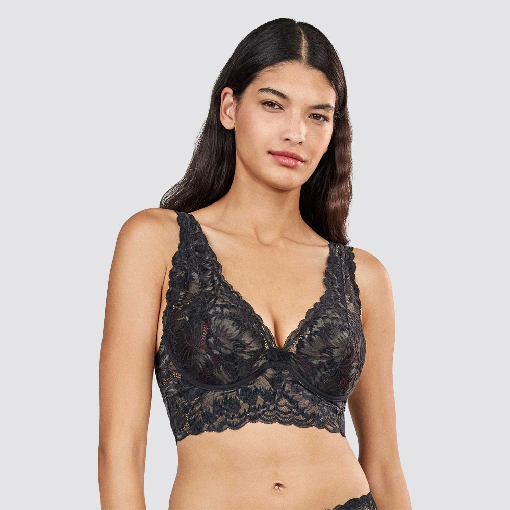 Reggiseno bralette gisela in pizzo di velluto