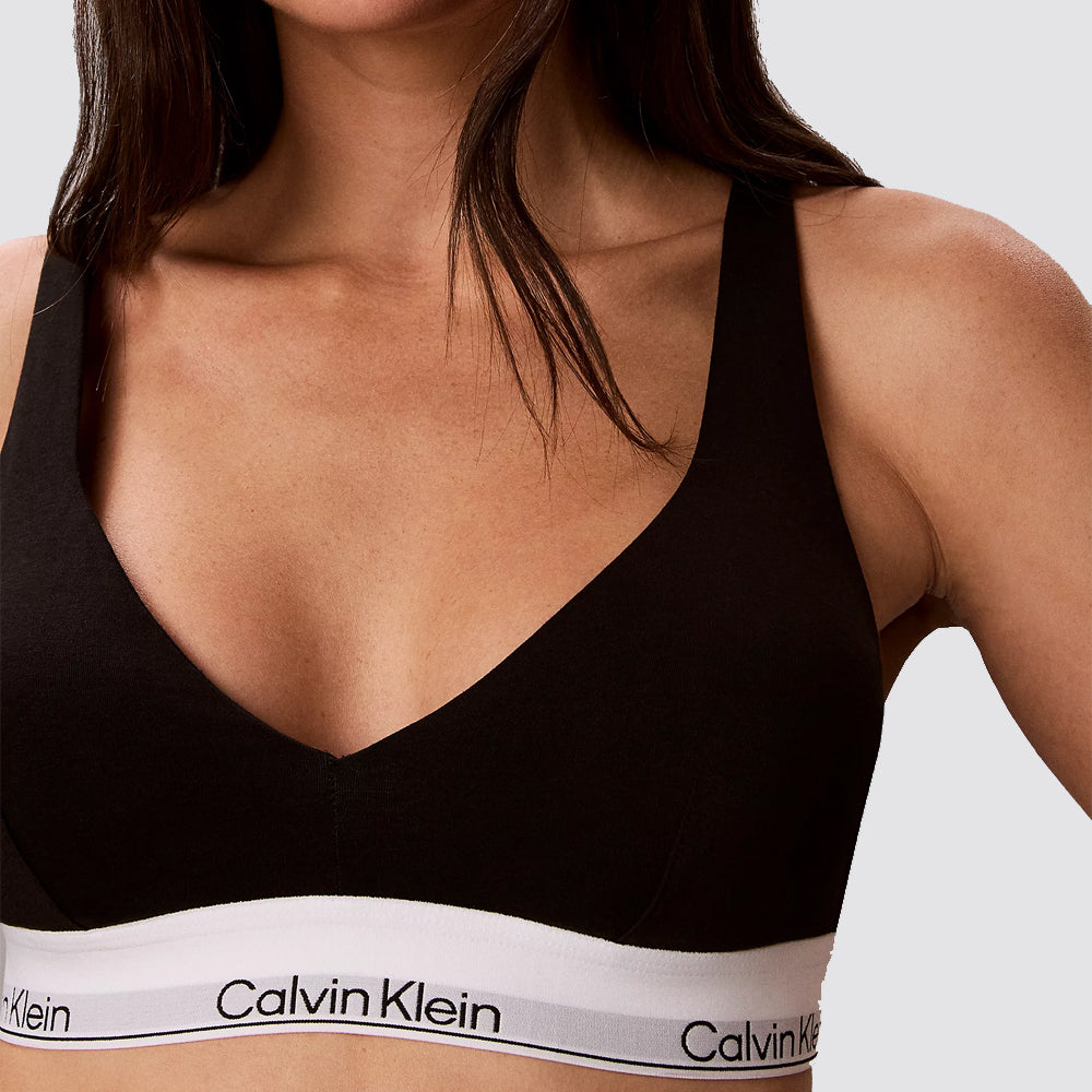 Reggiseno triangolo push up donna calvin klein icon cotton
