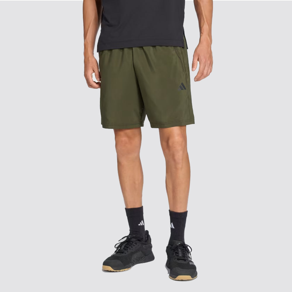 Short da allenamento train essentials woven uomo