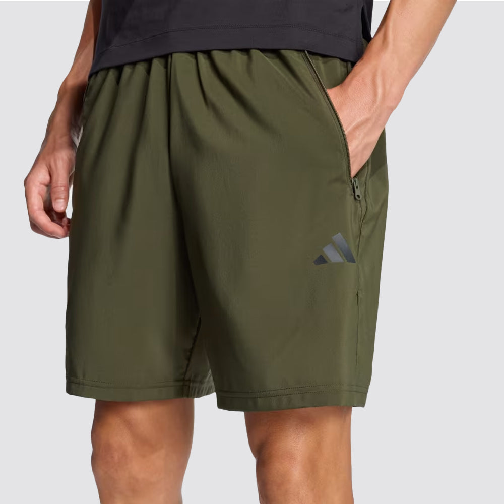 Short da allenamento train essentials woven uomo