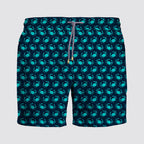 Short uomo mare stampa granchio