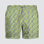Short uomo mare stampa sardine