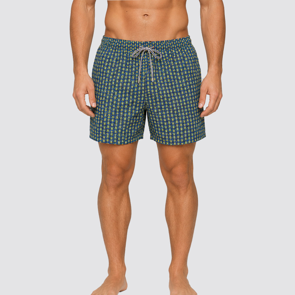 Short uomo mare stampa tartarughe