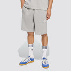 Shorts uomo cotone regular fit logo trefoil