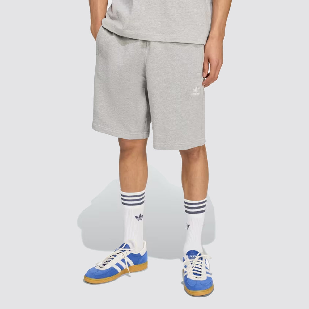 Shorts uomo cotone regular fit logo trefoil