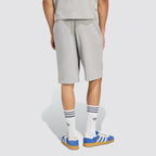 Shorts uomo cotone regular fit logo trefoil