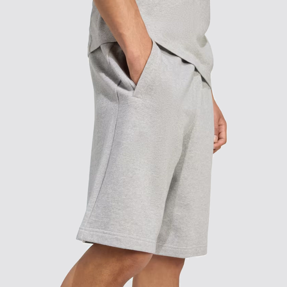 Shorts uomo cotone regular fit logo trefoil