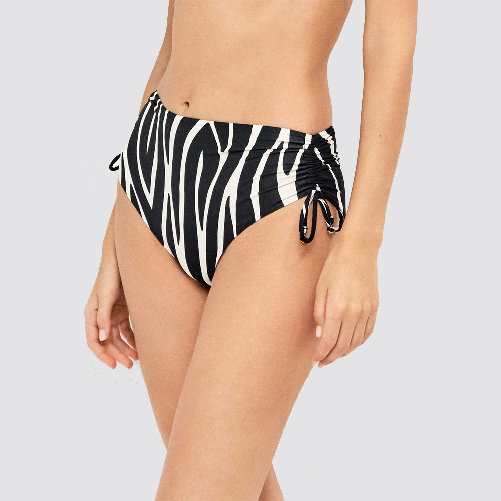 Slip bikini donna a vita alta fantasia