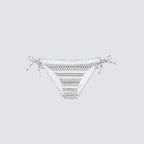 Slip bikini donna con lacci laterali fantasia