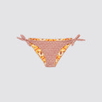 Slip bikini donna con lacci laterali fantasia