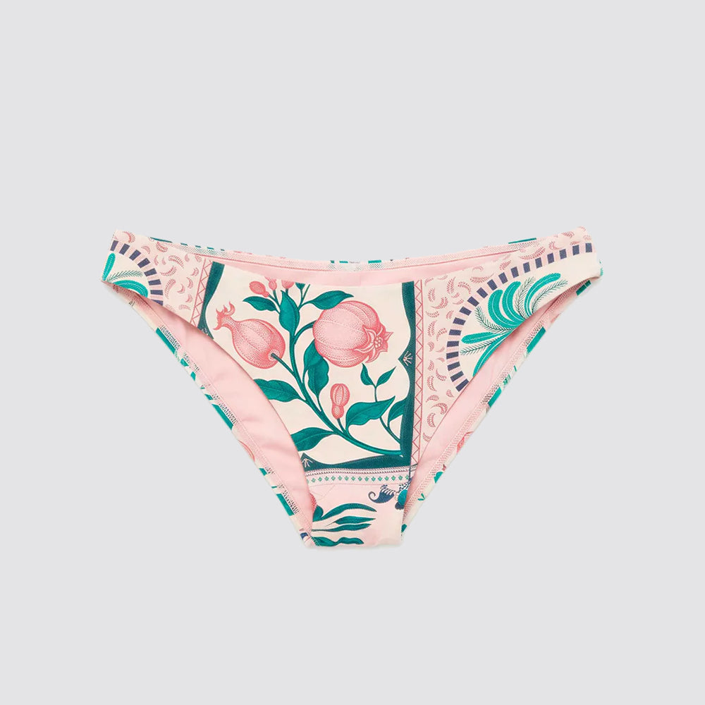 Slip bikini donna modello brasiliano fantasia