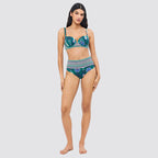 Slip bikini donna multiposizione fantasia