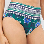 Slip bikini donna multiposizione fantasia