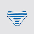 Slip bikini donna sgambato a righe