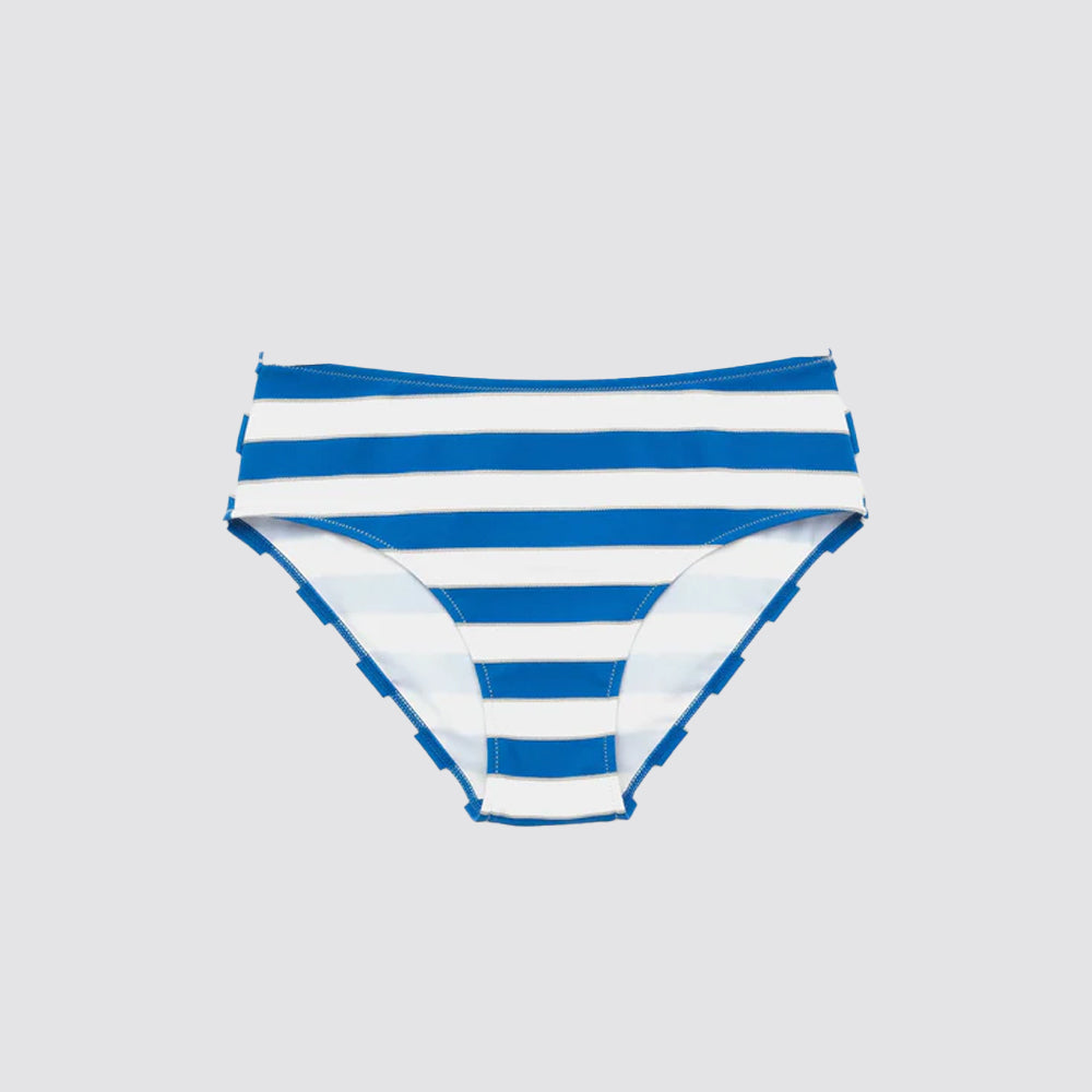 Slip bikini donna sgambato a righe