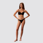 Slip donna cotone modal vita regolare logo
