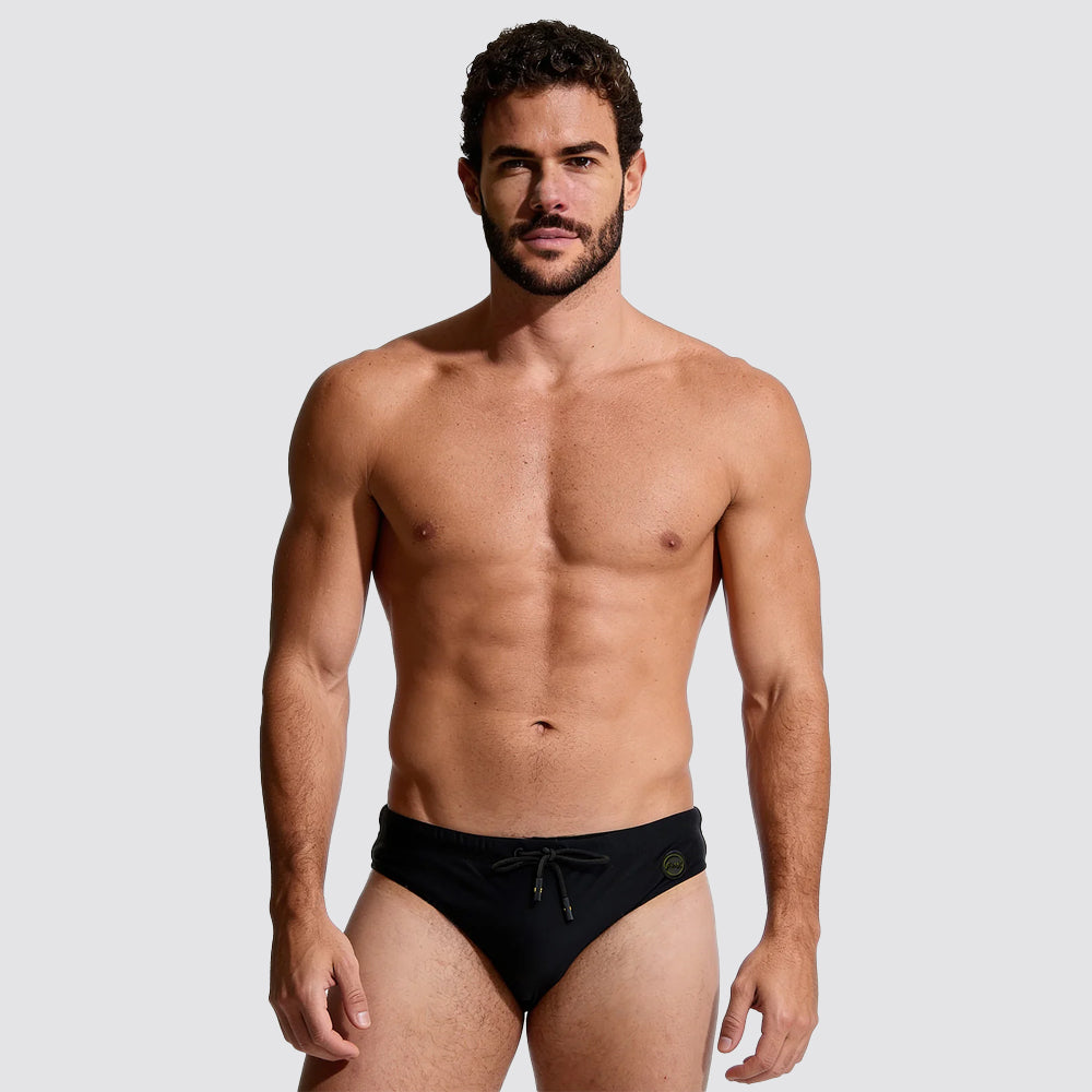Slip mare uomo f**k tinta unita regolabile