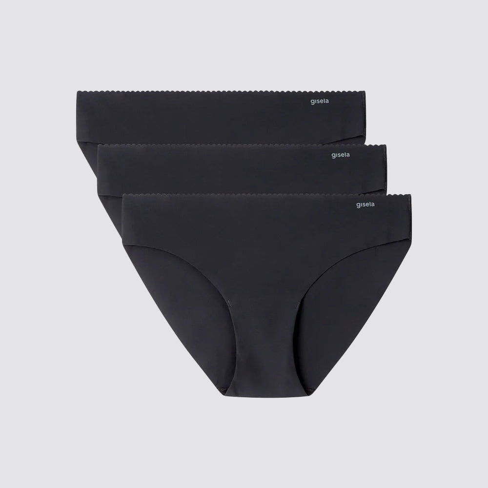 Slip midi donna gisela invisibile in microfibra