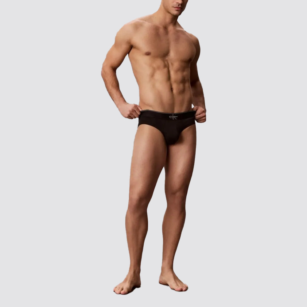 Slip uomo calvin klein graphic monogram cotton stretch 3pack