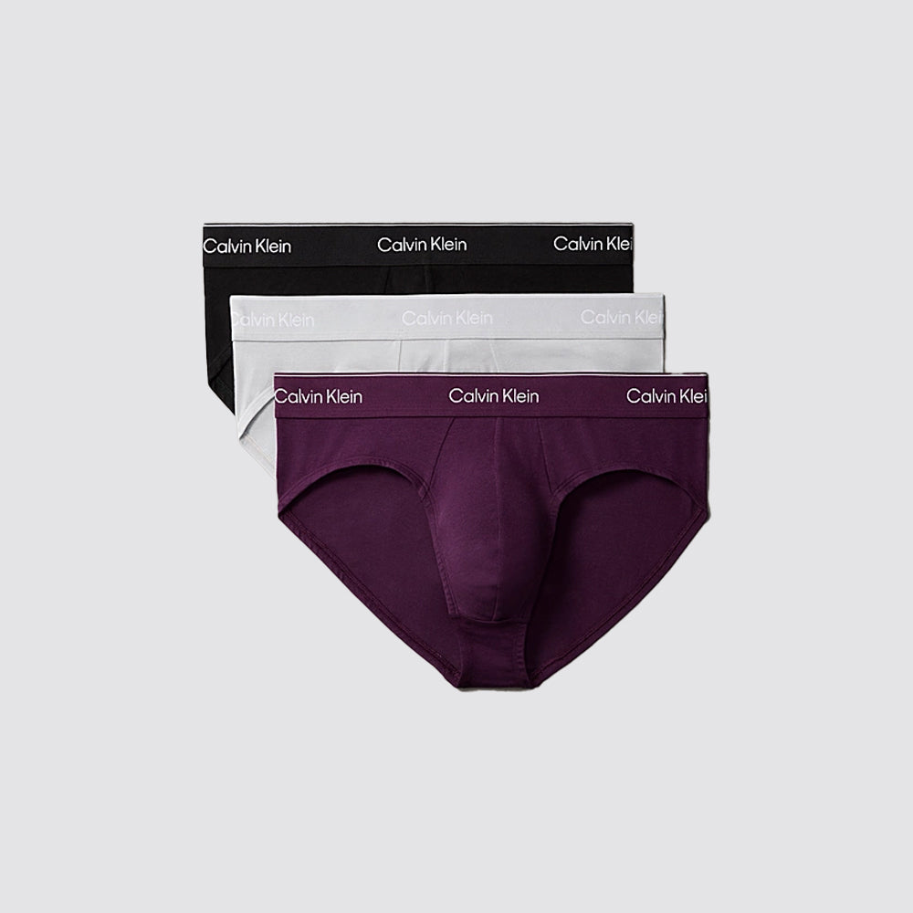 Slip uomo calvin klein icon cotton stretch 3 pack