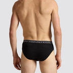Slip uomo confezione 3 pezzi vita bassa elastico logato