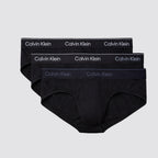Slip uomo hip brief 3 pezzi cotone elasticizzato