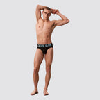 Slip uomo hip brief 3 pezzi fascia logo