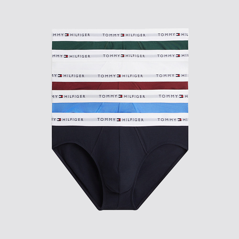 Slip uomo tommy hilfiger cotton stretch 5 pack