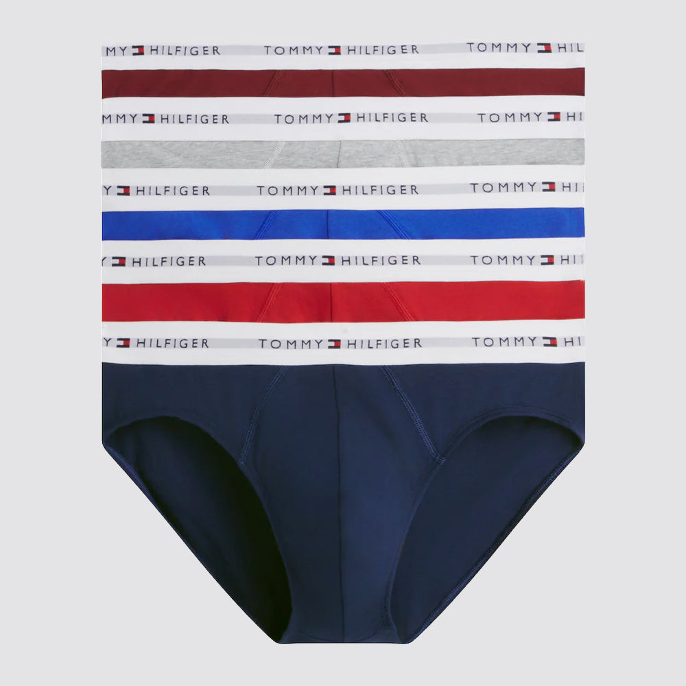 Slip uomo tommy hilfiger cotton stretch 5 pack
