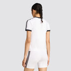 T-shirt donna 3 strisce slim fit girocollo