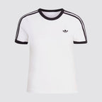 T-shirt donna 3 strisce slim fit girocollo