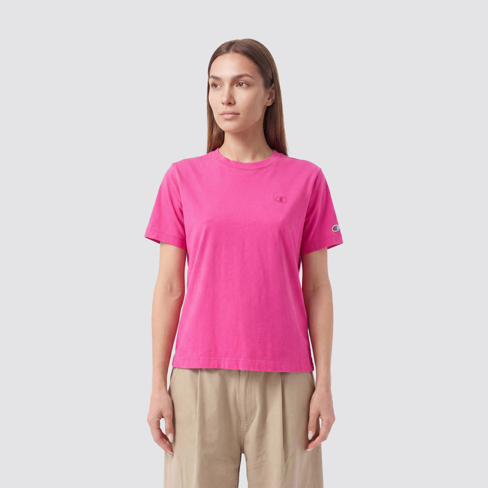 T-shirt donna champion girocollo cotone loose fit