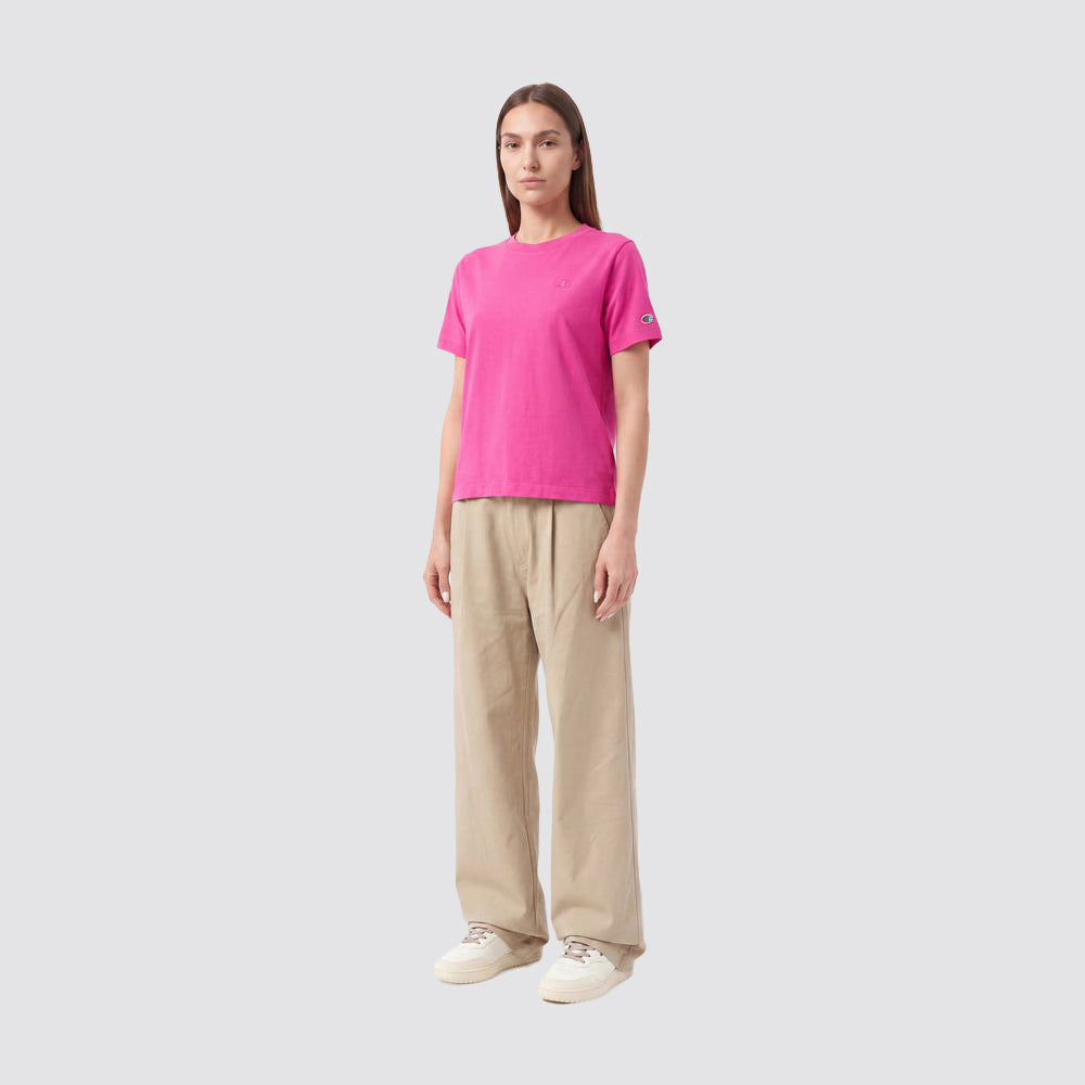 T-shirt donna champion girocollo cotone loose fit